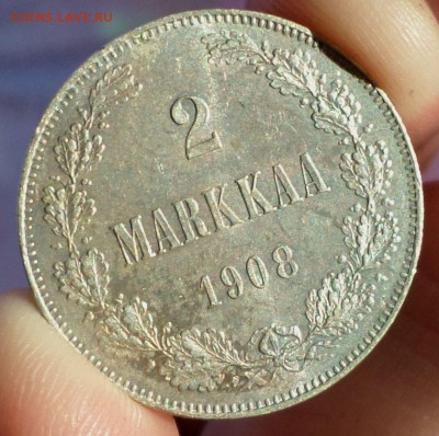 2 марки (Русская Финляндия) 1908 год. Красивая! оценка..... - SAM_6351.JPG