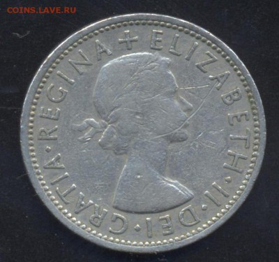 Великобритания 2 шиллинга 1965 г.До 8.07.14 г. 22-00 МСК . - Британия 2 ш.