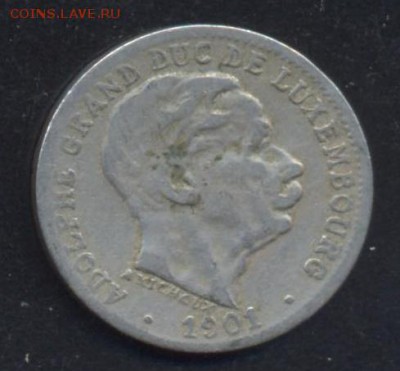Люксембург 5 сантимов 1901 г. До 8.07.14 г. 22-00 МСК . - Люксембург 5 с.1