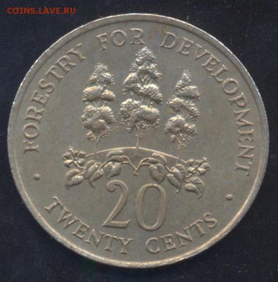 Ямайка 20 центов 1976 г. До 8.07.14 г. 22-00 МСК . - Ямайка 20 ц.