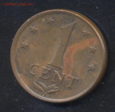 Нидерландские Антилы 1 цент 1976 г.  8.07.14 г. 22-00 МСК . - Н. Антиллы 1 ц.