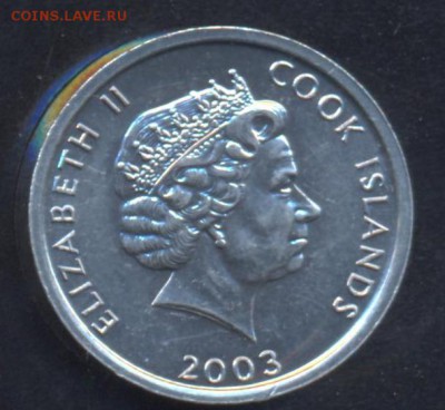 Острова Кука 1 цент 2003 г. До 8.07.14 г. 22-00 МСК . - Кука 1 ц.1