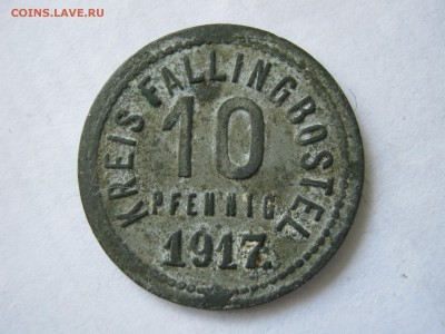 ГЕРМАНИЯ нотгельд 10 пфеннигов 1917. Оценка. - 090.JPG