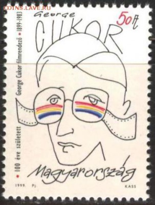 КИНЕМАТОГРАФ на конвертах и марках - Джордж КЬЮКОР