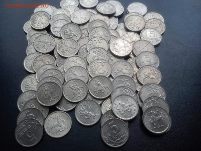 5 коп 2003г сп 95шт с мешка солянки до 08.07.2014 21:00 - 5коп 2003сп (95шт)