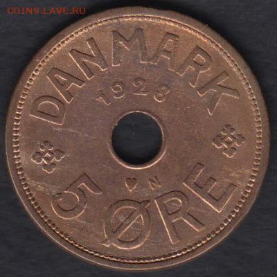 Дания 5 эре 1928 до 09.07.2014 22-00 - Дания 5 эре 1928 1а