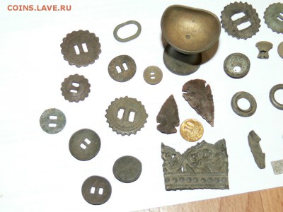 НЕОЛИТ 2 КАМЕННЫХ НАКОНЕЧНИКА + КОПАНИНА - P1930488.JPG