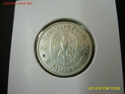 ГЕРМАНИЯ,2 марки 1934А (Кирха,дата,холдер)!до 10.07.2014 - S6000722.JPG