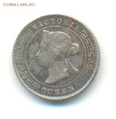 Ag. цейлон 10 центов 1892. красивая . до 11.07 22:00 - 15