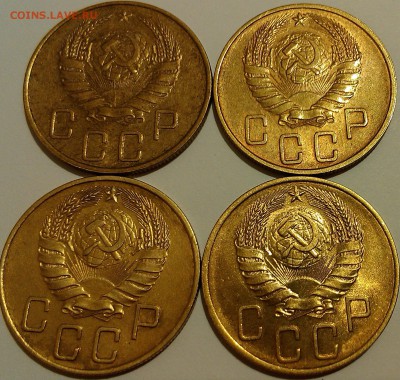 !!! 5 КОПЕЕК 1940 ГОДА 4 ШТ. !!! - 2