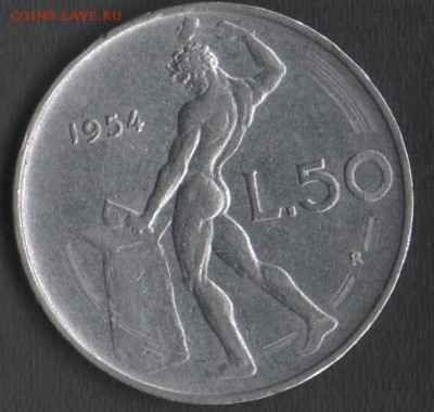 Италия 50 лир 1954 до 12.07.2014 21.00 мск - Сканы 002