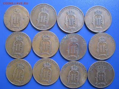 ШВЕЦИЯ 25 шт. по 5 эре 1874-1907. Погодовка. - 006.JPG