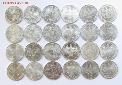 ФРГ НАБОР 1972 г. Олимпиада в Мюнхене СЕРЕБРО 24 монеты - IMG_5582.JPG