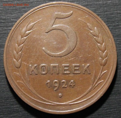 5 копеек 1924 красивые.Шоколадная патина.Не земля.14.07.14 - _MG_9859.JPG