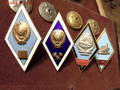4 ромба за Lv, тяж.мет (2шт СССР, 2шт Россия). - 1404926878357