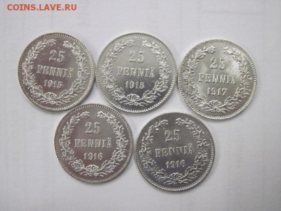 25 пенни 1915,16,17 5 шт. до 13.07.14 - Изображение23 091