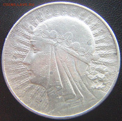 Польша_10 злотых 1932. Крупное серебро; до 10.07_22.34мск - 7958