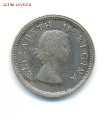Ag. юар 6 пенсов 1955 . до 14.07 22:00 - 4