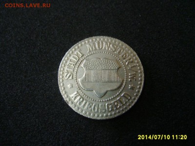 MUNSTER,25 пфеннигов 1918г(хорошая)!до 12.07.2014 - S6000736.JPG