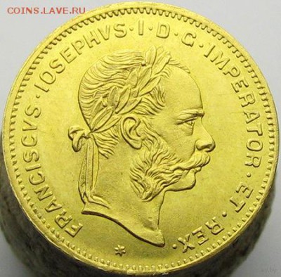 золото 4 флорина 10 франков 1892 Франц Иосиф Австро-Венгрия - 4 florin