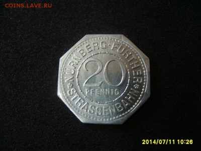 НЮРНБЕРГ,20 пфеннигов (MARTIN BEHAIM)!до 12.07.2014 - S6000806.JPG