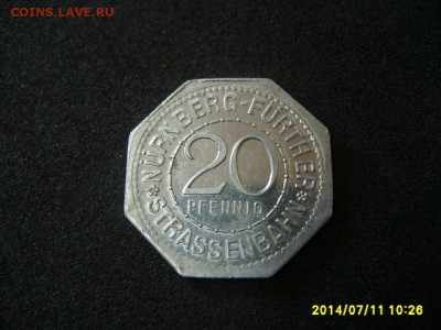 НЮРНБЕРГ,20 пфеннигов (HIERONIMUS)!до 12.07.2014 - S6000808.JPG