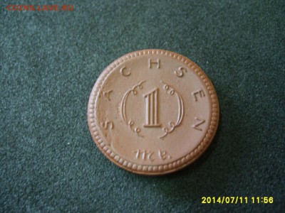 САКСОНИЯ,1 марка 1921г(керамика,нотгельд)!до 12.04.2014 - S6000823.JPG