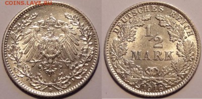 2 марки 1916 D штемпельный блеск до 17.07.14 в 22 - 1.2 марки 1916 D 05.07.14