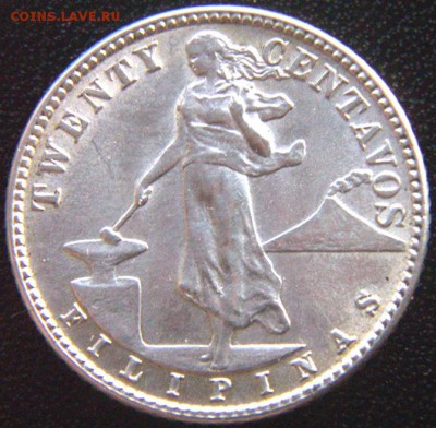 Американские Филиппины_20 сентаво 1944(D); до 14.07_22.12мск - 8198