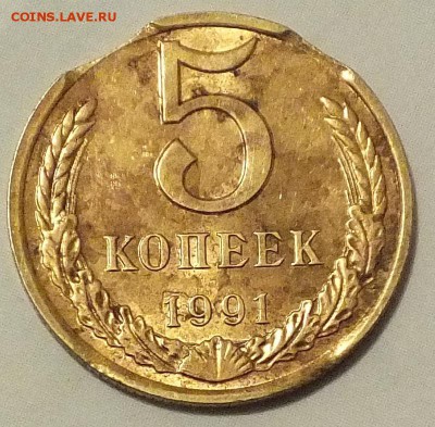 5 коп 1991М двойной выкус 22:00 21.07.14 - 5k1