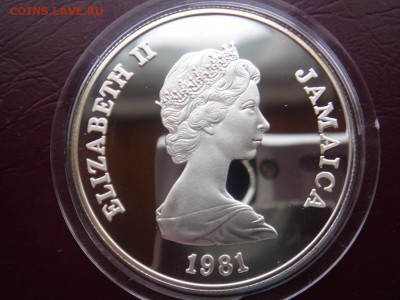 Ямайка: Ag-925 10 долларов 1981 ПРУФ ШАЙБА! до 21.07 22 - Ямайка 1981-2