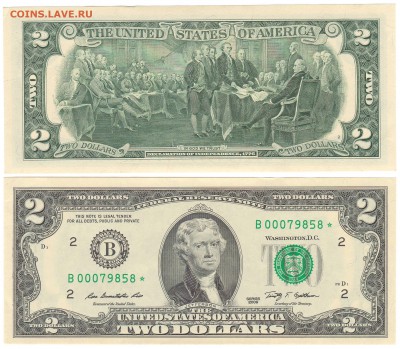 2$ США 2009 Бона замещения со звездой * - b00079858