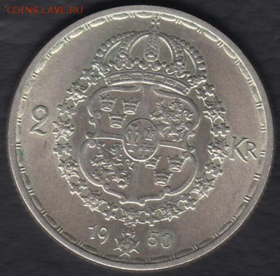 Швеция 2 кроны 1950 до 18.07.2014 22-00 - Швеция 2 кроны 1950 а