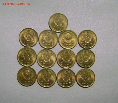 Набор Копеек 1949-1955 - 13 штук - Блеск - до 17.07.2014 - DSC01338