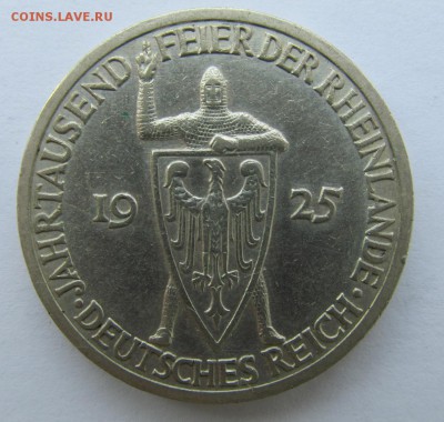 3 марки 1925 г. Рейнланд до 21.07 22:00 - 3 М 1925.JPG