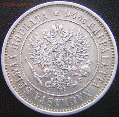 Царская Финляндия_ неплохая марка 1874. До 17.07_22.44мск - 8322