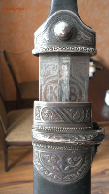 кинжал казака 1906, дамасская сталь оцените - IMAG2349