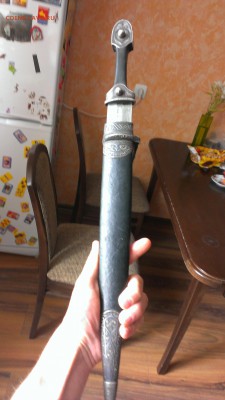 кинжал казака 1906, дамасская сталь оцените - IMAG2351