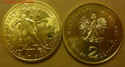 Иностранные Биметалл, Спорт, 25 р, Наборы МНОГО МНОГО!!! - Польша 2 злотых Олимпиада 2014.JPG