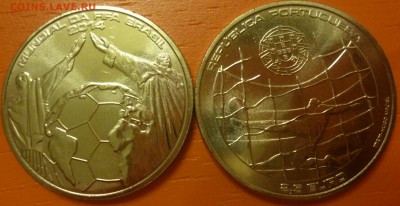 Иностранные Биметалл, Спорт, 25 р, Наборы МНОГО МНОГО!!! - Португалия 2,5 евро Футбол 2014.JPG
