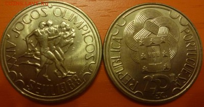 Иностранные Биметалл, Спорт, 25 р, Наборы МНОГО МНОГО!!! - Португалия 250 эскудо Олимпиада.JPG