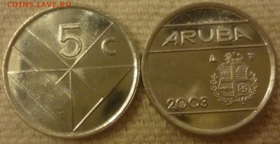 Иностранные Биметалл, Спорт, 25 р, Наборы МНОГО МНОГО!!! - Аруба 5 центов.JPG