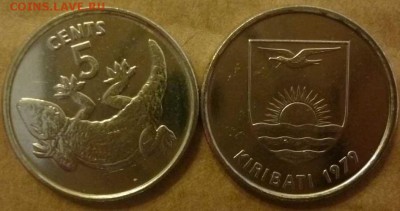 Иностранные Биметалл, Спорт, 25 р, Наборы МНОГО МНОГО!!! - Кирибати 5 центов