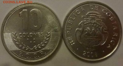 Иностранные Биметалл, Спорт, 25 р, Наборы МНОГО МНОГО!!! - Коста-Рика 10 колонес (совр)