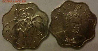 Иностранные Биметалл, Спорт, 25 р, Наборы МНОГО МНОГО!!! - Свазиленд 10 сенти