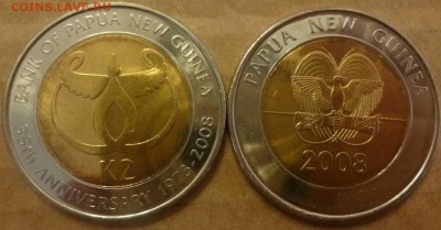 Иностранные Биметалл, Спорт, 25 р, Наборы МНОГО МНОГО!!! - Папуа Новая Гвинея 2 кила