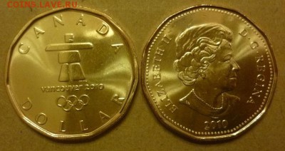 Иностранные Биметалл, Спорт, 25 р, Наборы МНОГО МНОГО!!! - Канада 1 доллар Олимпиада 2010 Ванкувер.JPG