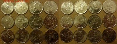 Иностранные Биметалл, Спорт, 25 р, Наборы МНОГО МНОГО!!! - Канада набор 25 центов Олимпиада 2010.JPG