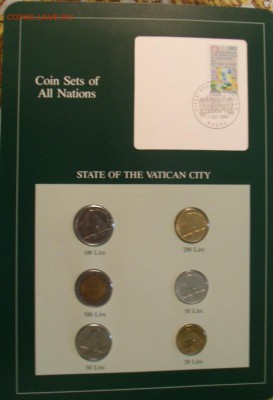 Ватикан - серия Coins of All nations. Короткий - Vatican