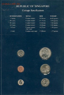 Сингапур - coins of all nations. Короткий аукцион - Singapore2